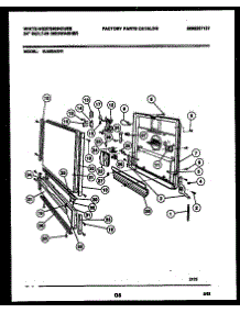 04 - Door Parts parts for Frigidaire Dishwasher SU550AXR1 from AppliancePartsPros.com
