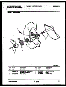03 - Cam parts for Frigidaire Dishwasher WDB222RBR0 from AppliancePartsPros.com