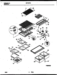 05 - Shelves And Supports parts for Frigidaire Refrigerator MRT19PNAD0 from AppliancePartsPros.com