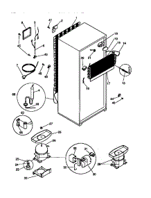 05 - System parts for Frigidaire Refrigerator MRT21NNCY0 from AppliancePartsPros.com