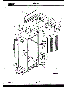 03 - Cabinet Parts parts for Frigidaire Refrigerator MRT21TNBY1 from AppliancePartsPros.com