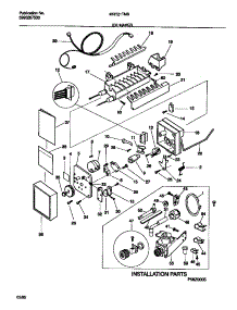 06 - Ice Maker parts for Frigidaire Refrigerator MRT21TNBW2 from AppliancePartsPros.com