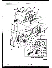 07 - Ice Maker And Installation Parts parts for Frigidaire Refrigerator MRT21TNBY1 from AppliancePartsPros.com