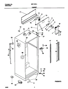 03 - Cabinet parts for Frigidaire Refrigerator MRT18NRJD1 from AppliancePartsPros.com