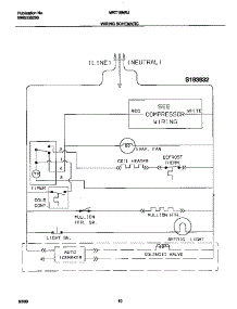 06 - Wiring Diagram parts for Frigidaire Refrigerator MRT18NRJD0 from AppliancePartsPros.com