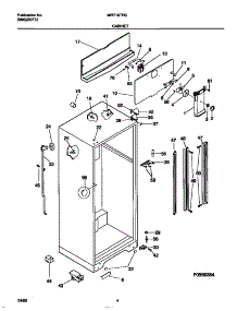 03 - Cabinet parts for Frigidaire Refrigerator MRT18TRCD2 from AppliancePartsPros.com