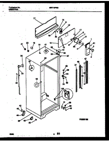 04 - Cabinet Parts parts for Frigidaire Refrigerator MRT19PNBZ1 from AppliancePartsPros.com