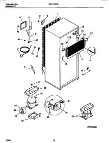 05 - Cooling System parts for Frigidaire Refrigerator MRT19TNBD2 from AppliancePartsPros.com