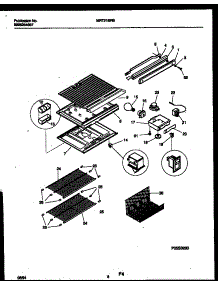04 - Shelves And Supports parts for Frigidaire Refrigerator MRT21BRBZ0 from AppliancePartsPros.com