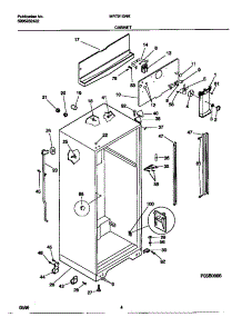 03 - Cabinet parts for Frigidaire Refrigerator MRT21GNEW0 from AppliancePartsPros.com