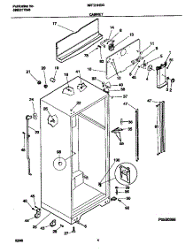 03 - Cabinet parts for Frigidaire Refrigerator MRT21NSGD2 from AppliancePartsPros.com