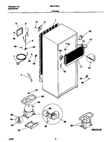 05 - System parts for Frigidaire Refrigerator MRT21NSHD2 from AppliancePartsPros.com