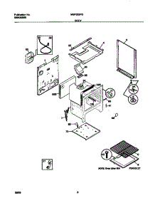 04 - Body parts for Frigidaire Range MGF303PGDA from AppliancePartsPros.com