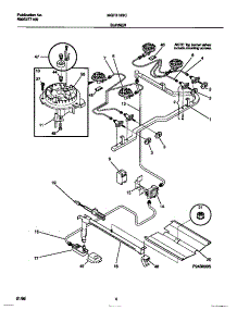 03 - Burner parts for Frigidaire Range MGF313SCDB from AppliancePartsPros.com
