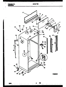 04 - Cabinet Parts parts for Frigidaire Refrigerator MRT21TNBZ1 from AppliancePartsPros.com