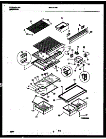 05 - Shelves And Supports parts for Frigidaire Refrigerator MRT21TNBZ1 from AppliancePartsPros.com