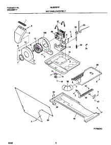 03 - Motor / Blower / Belt parts for Frigidaire Washer Dryer Combo MLSE62RFD1 from AppliancePartsPros.com