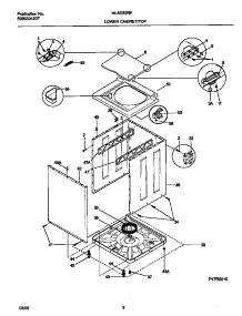05 - Lower  Cabinet / Top parts for Frigidaire Washer Dryer Combo MLSE62RFD0 from AppliancePartsPros.com