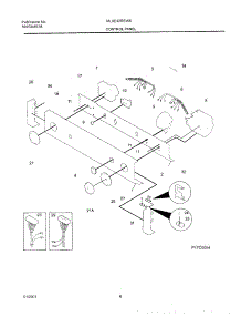 07 - Control Panel parts for Frigidaire Washer Dryer Combo MLXE42REW6 from AppliancePartsPros.com
