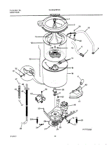 11 - Wshr Mtr,Hose parts for Frigidaire Washer Dryer Combo MLXE42REW6 from AppliancePartsPros.com