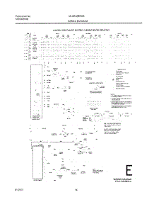 14 - 131988800 Wiring Diagram parts for Frigidaire Washer Dryer Combo MLXE42REW6 from AppliancePartsPros.com