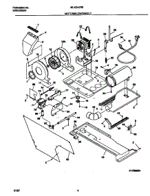 03 - Motor / Blower / Belt parts for Frigidaire Washer Dryer Combo MLXG42REW1 from AppliancePartsPros.com