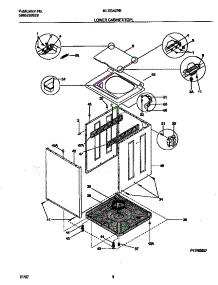 05 - Lower Cabinet / Top parts for Frigidaire Washer Dryer Combo MLXG42REW1 from AppliancePartsPros.com