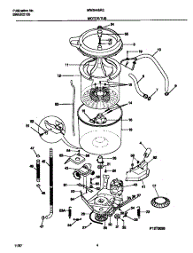 03 - Motor / Tub parts for Frigidaire Washer MWS445RES2 from AppliancePartsPros.com