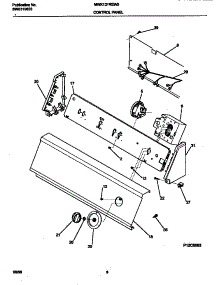 05 - Control Panel parts for Frigidaire Washer MWX121REW3 from AppliancePartsPros.com