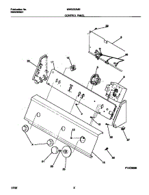 05 - Control Panel parts for Frigidaire Washer MWX233MBW2 from AppliancePartsPros.com