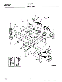 04 - Control Panel parts for Frigidaire Washer Dryer Combo MLXE62REW2 from AppliancePartsPros.com