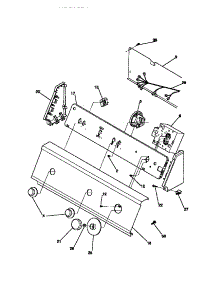 05 - Control Panel parts for Frigidaire Washer MWX233RBD2 from AppliancePartsPros.com