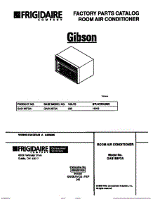 Universal / Multiflex (Frigidaire) Gibson Room Air Conditioner - 5995291605 Cover parts for Frigidaire Air Conditioner GAS185FSA1 from AppliancePartsPros.com
