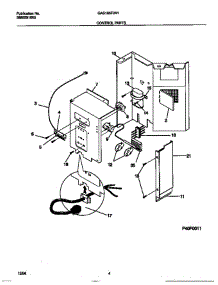 Universal / Multiflex (Frigidaire) Gibson Room Air Conditioner - 5995291605 Control parts for Frigidaire Air Conditioner GAS185FSA1 from AppliancePartsPros.com