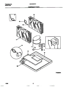 Universal / Multiflex (Frigidaire) Gibson Room Air Conditioner - 5995291605 Compressor parts for Frigidaire Air Conditioner GAS185FSA1 from AppliancePartsPros.com