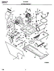 03 - Motor / Blower / Belt parts for Frigidaire Washer Dryer Combo MLXG62RBW2 from AppliancePartsPros.com