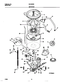 06 - Motor / Tub parts for Frigidaire Washer Dryer Combo MLXG42RBW3 from AppliancePartsPros.com