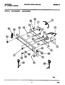 04 - Console & Controls parts for Frigidaire Washer Dryer Combo MLXG62RBD1 from AppliancePartsPros.com
