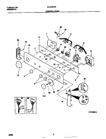 04 - Control Panel parts for Frigidaire Washer Dryer Combo MLXG62REW0 from AppliancePartsPros.com