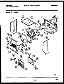 02 - Cabinet And Component Parts parts for Frigidaire Washer Dryer Combo MXLG62RBW0 from AppliancePartsPros.com