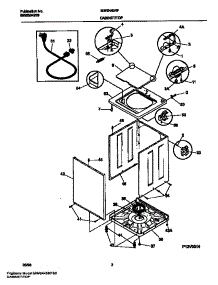 02 - Cabinet / Top parts for Frigidaire Washer MWS445RFS0 from AppliancePartsPros.com