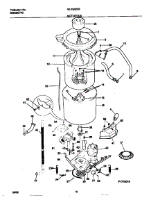 06 - Motor / Tub parts for Frigidaire Washer Dryer Combo MLXG62REW0 from AppliancePartsPros.com