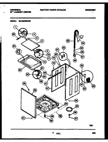 05 - Cabinet Parts parts for Frigidaire Washer Dryer Combo MXLG62RBW0 from AppliancePartsPros.com
