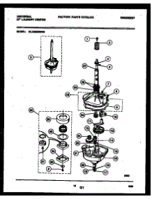 07 - Transmission Parts parts for Frigidaire Washer Dryer Combo MXLG62RBW0 from AppliancePartsPros.com