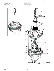 04 - Transmission parts for Frigidaire Washer MWX121REW2 from AppliancePartsPros.com