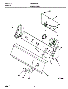 05 - Control Panel parts for Frigidaire Washer MWX121REW2 from AppliancePartsPros.com