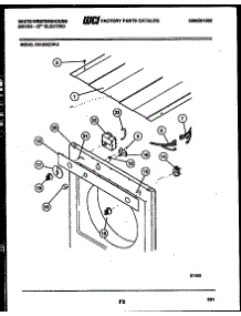 04 - Door And Installation Parts parts for Frigidaire Dryer DE150KDD3 from AppliancePartsPros.com