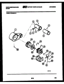05 - Motor And Blower Parts parts for Frigidaire Dryer DE150KDW1 from AppliancePartsPros.com