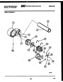 05 - Blower And Drive Parts parts for Frigidaire Dryer DE150KDD3 from AppliancePartsPros.com