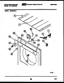 04 - Console And Control Parts parts for Frigidaire Dryer DE150KDW4 from AppliancePartsPros.com